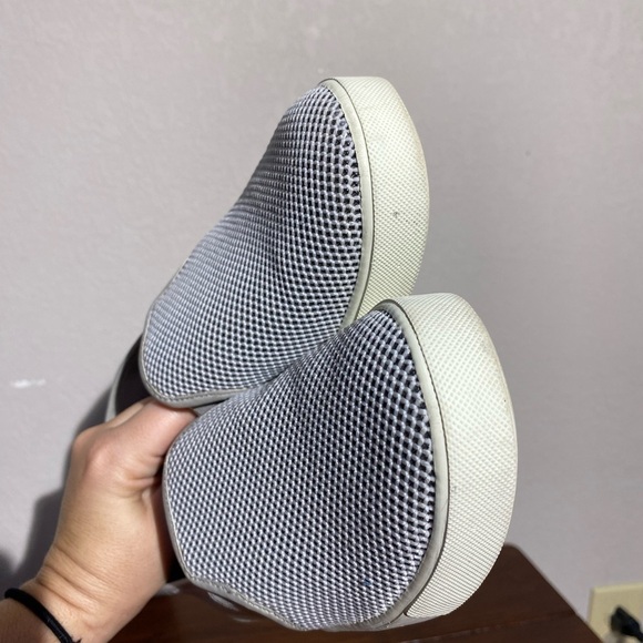 VINCE Preston B gray perforated slip on sneakers comfort casual minimal size 6 - Picture 4 of 9